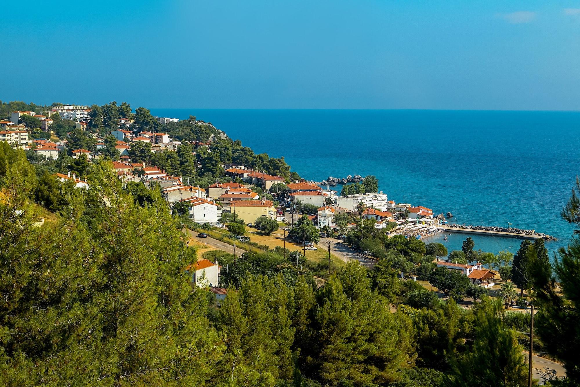 Xenios Loutra Village Beach Hotel 圣帕拉斯凯维 外观 照片