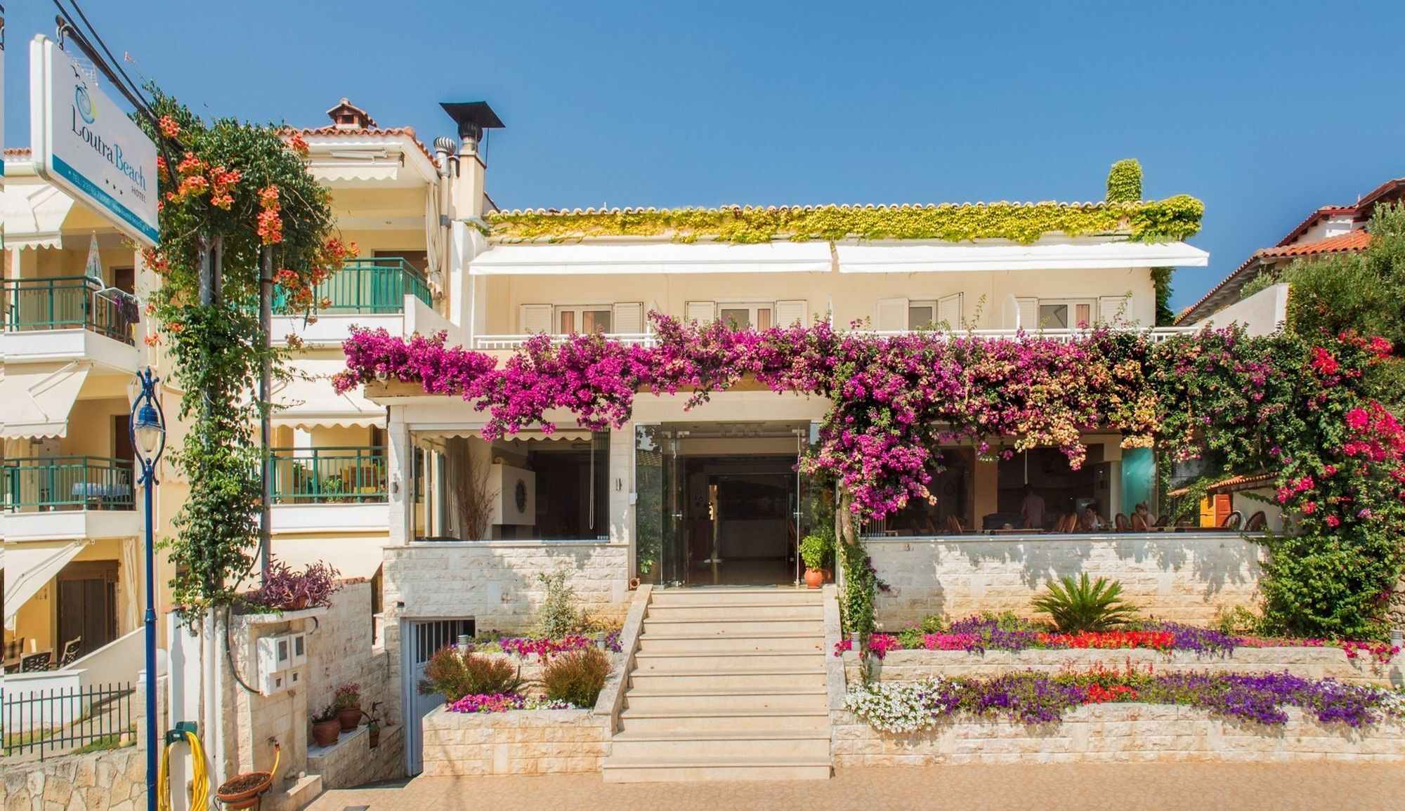 Xenios Loutra Village Beach Hotel 圣帕拉斯凯维 外观 照片